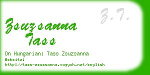 zsuzsanna tass business card